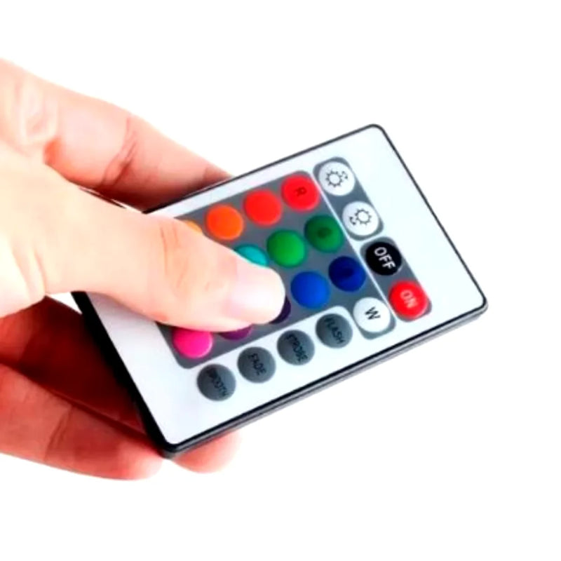 Caixa de Som com Lâmpada Led Bluetooth C Controle Rgb 12W