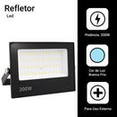 Refletor LED 200W Full Power Bivolt Spotlight